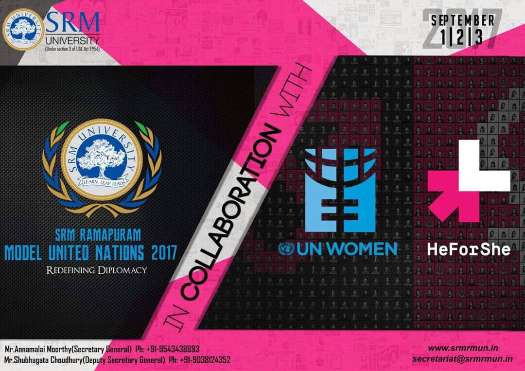 srmrmun's tweet photo. https://t.co/F7fxrTSEx6
@rineetanaik @unwomenindia @HeForShe
#SRMRMUN #heforshe
#RedefiningDiplomacy https://t.co/gQotklUdbq