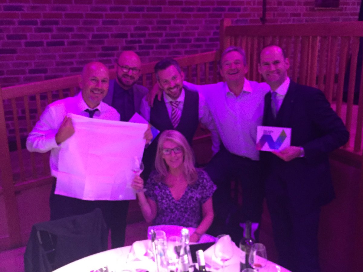 All the gang at the Sports Business Awards #SBA2017