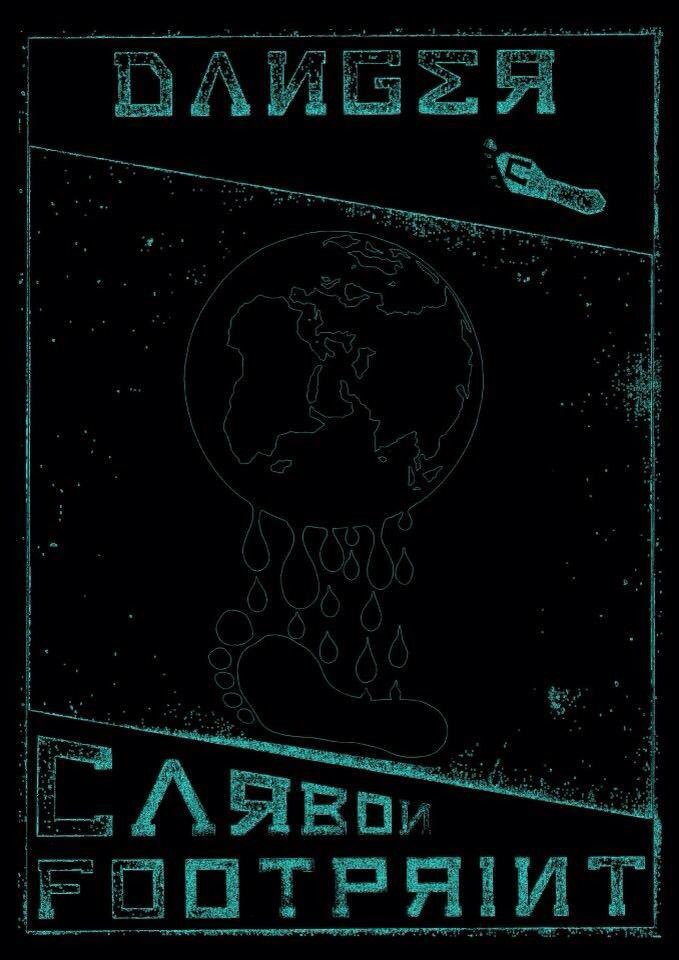 E_PhelanArt's tweet photo. Danger! Carbon Footprint BlacknBlue #ParisAgreement #ParisAgreementPullOut #ODoyle(Trump)Rules https://t.co/QWr6iLFoXN