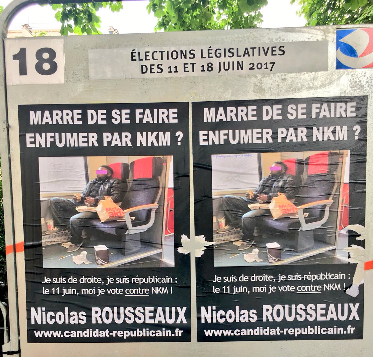 JonasBayard's tweet photo. Les arguments des "tous contre #NKM" sont quand même de plus en plus nauséabonds dans cette deuxième circonscription de #Paris. https://t.co/tkwntuwIwt