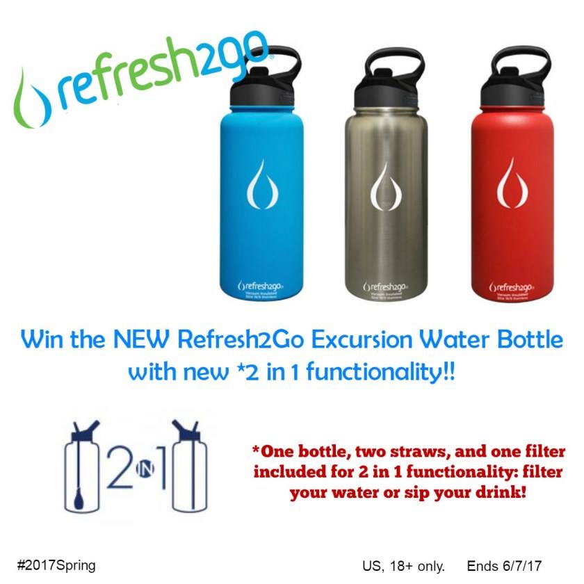 FindingSanity1's tweet photo. Pick your own color in the #Refresh2Go Excursion Bottle Giveaway! Enter to win today! https://t.co/lwyuz6IsEq #Giveaway https://t.co/qsvirf49X5