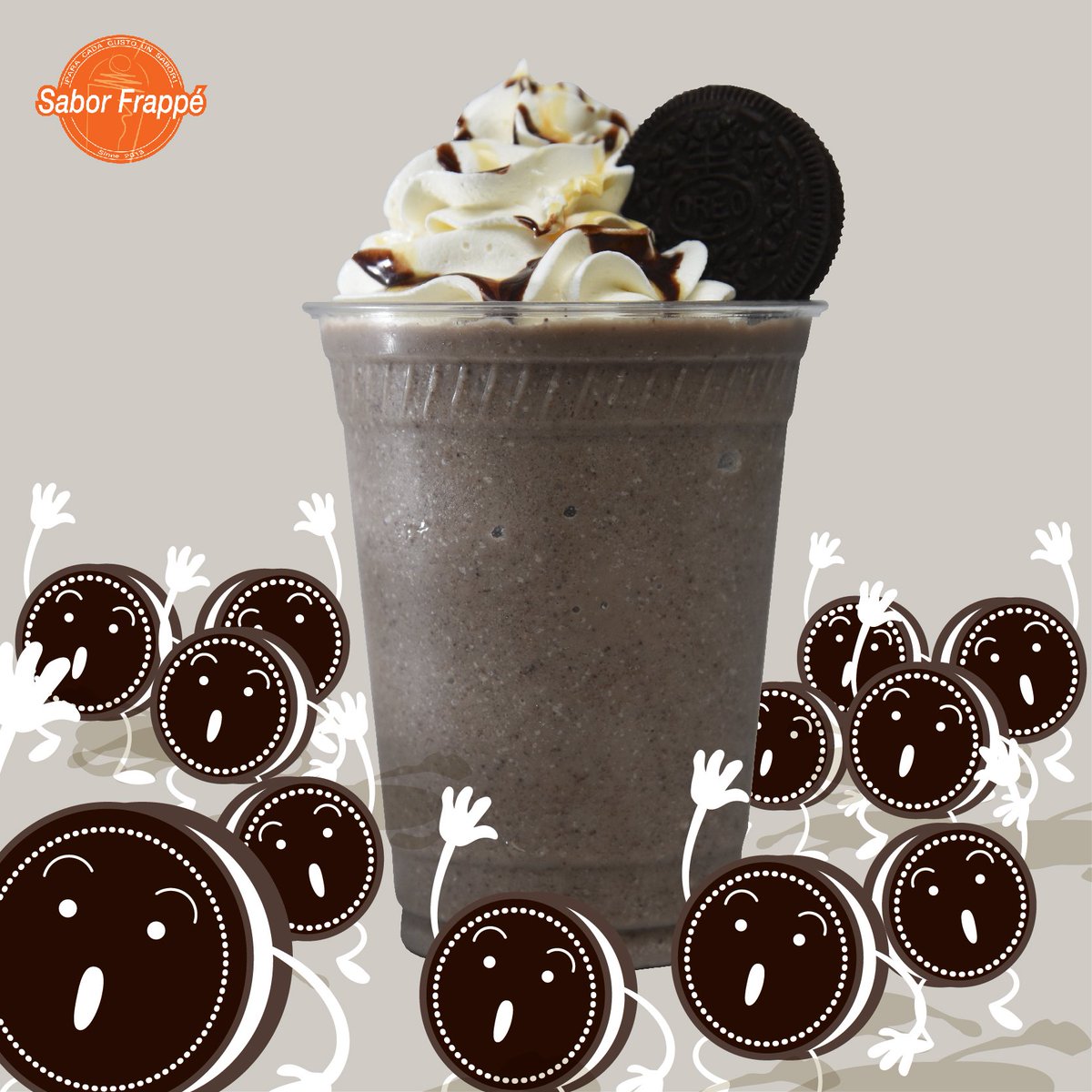 SaborFrappe's tweet photo. Hoy viernes tenemos el frappe de Oreo en especial. Visita nuestras tiendas abiertas hoy hasta las 11:00pm. https://t.co/pM4a2ZHwml https://t.co/3W30TBYGIh
