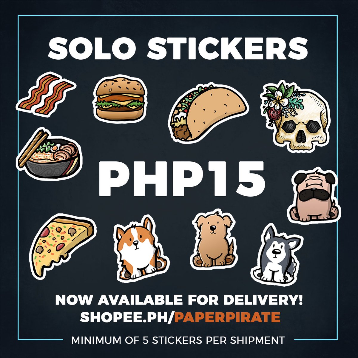 marycruzing's tweet photo. HAZZAH! Now you get to pick which stickers you like and have them delivered! We offer CASH ON DELIVERY! LEZ DO DIZ #stickers #paperpirate https://t.co/YJHMz3VZyb