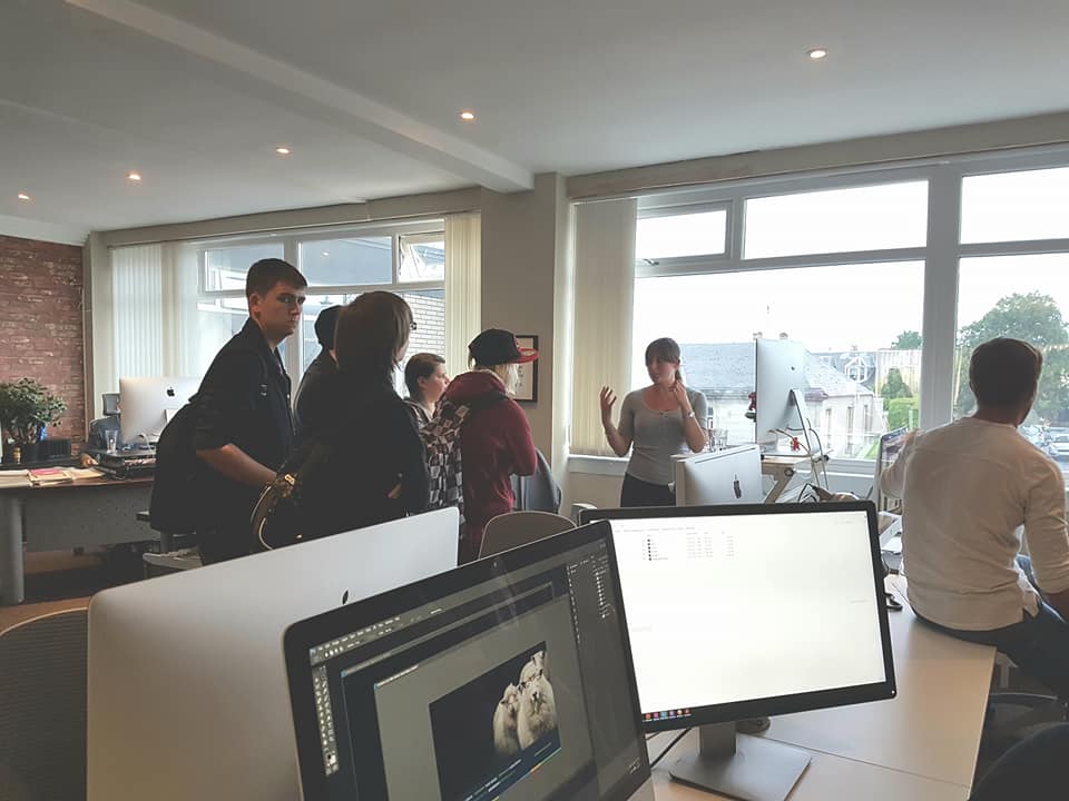 Colleen_Porte's tweet photo. Huge thanks to Kris Kirk and the team @BBDcreative for welcoming @AyrshireColl Graphic Design students this week. #problemSolving https://t.co/l0yzvuUklo