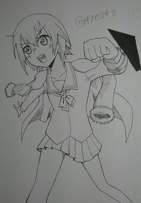 はぁぁ今日も色塗れないなぁぁぁぁ

#艦これ版深夜の真剣お絵描き60分一本勝負 #艦これ版真剣お絵描き60分一本勝負_20170602 

ところで占守ってタッグフォースのモブデュエリストっぽく無いですか?というイラスト 