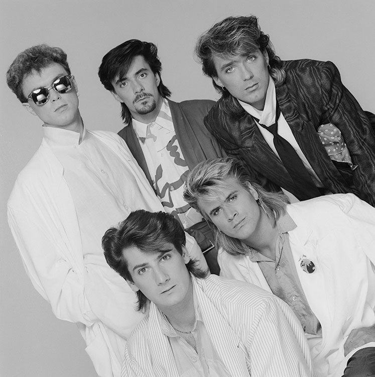 Happy Birthday Tony Hadley! Here\s one from Terry O\Neill with the band. 