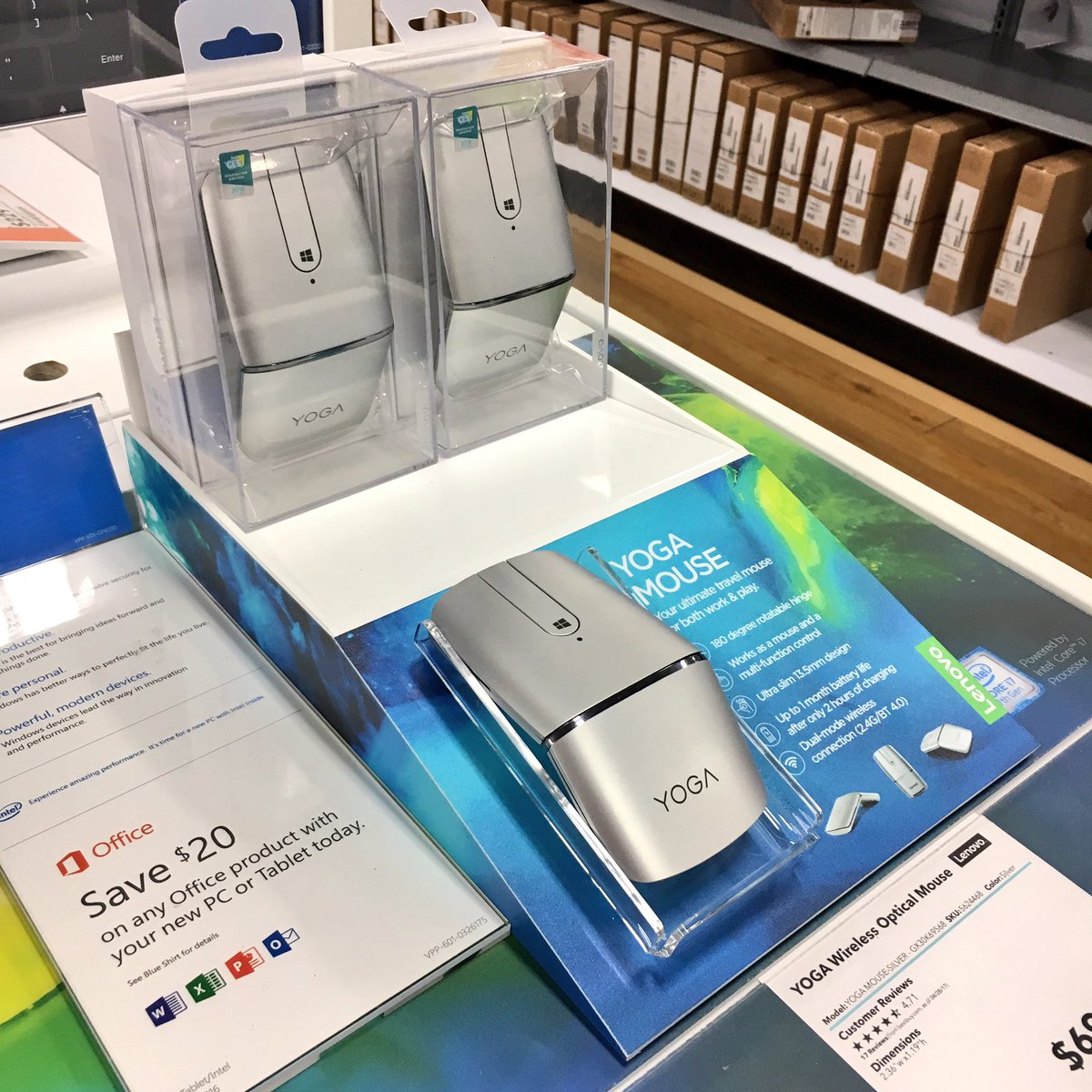 alphamarketing's tweet photo. We've been busy! Check out our latest @lenovoUS product displays in your local US @BestBuy or @Costco today. 👍 #Yoga910 #LegionY520 https://t.co/3WlzbKl0w1