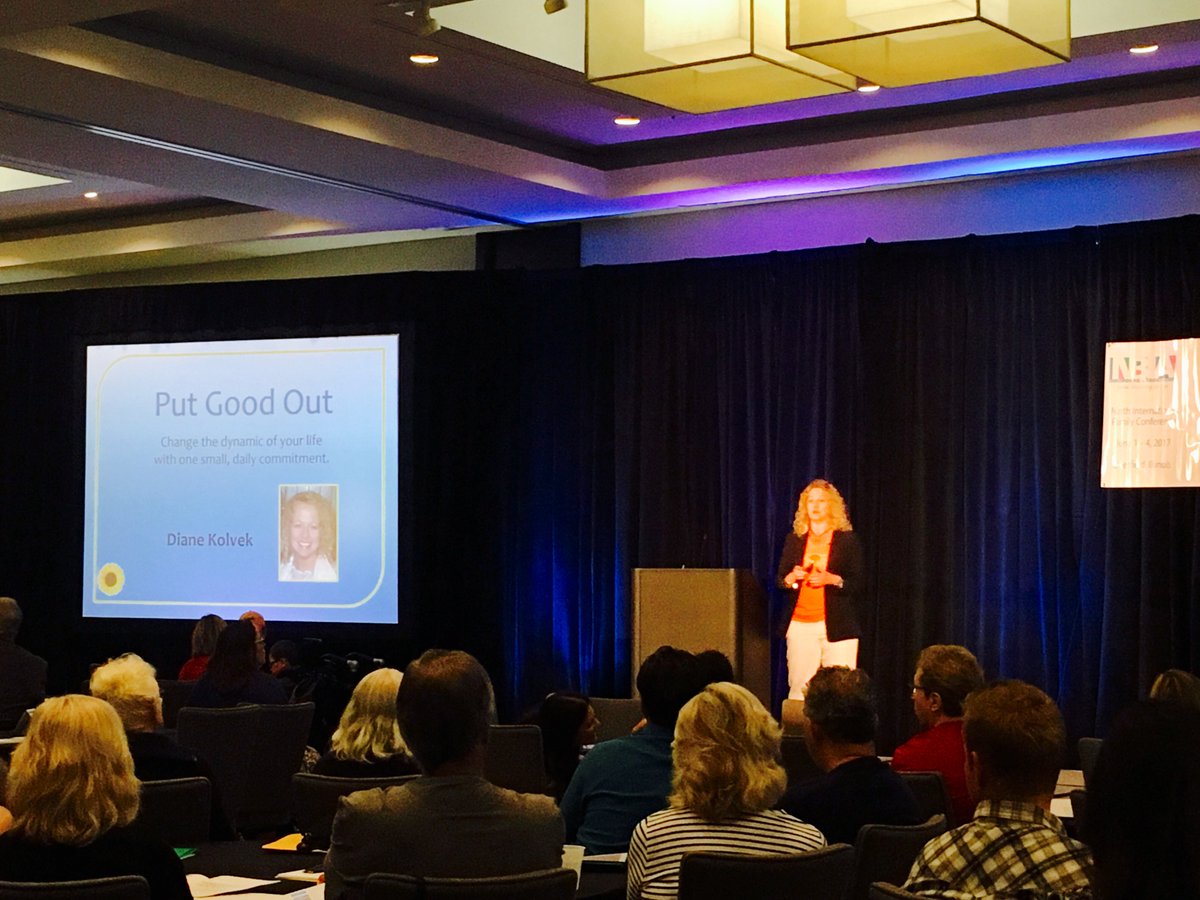 nbia_disorders's tweet photo. Keynote speaker Diane Kolvek encourages us to #PutGoodOut #TeamNBIA https://t.co/eC7YRNQ7TN