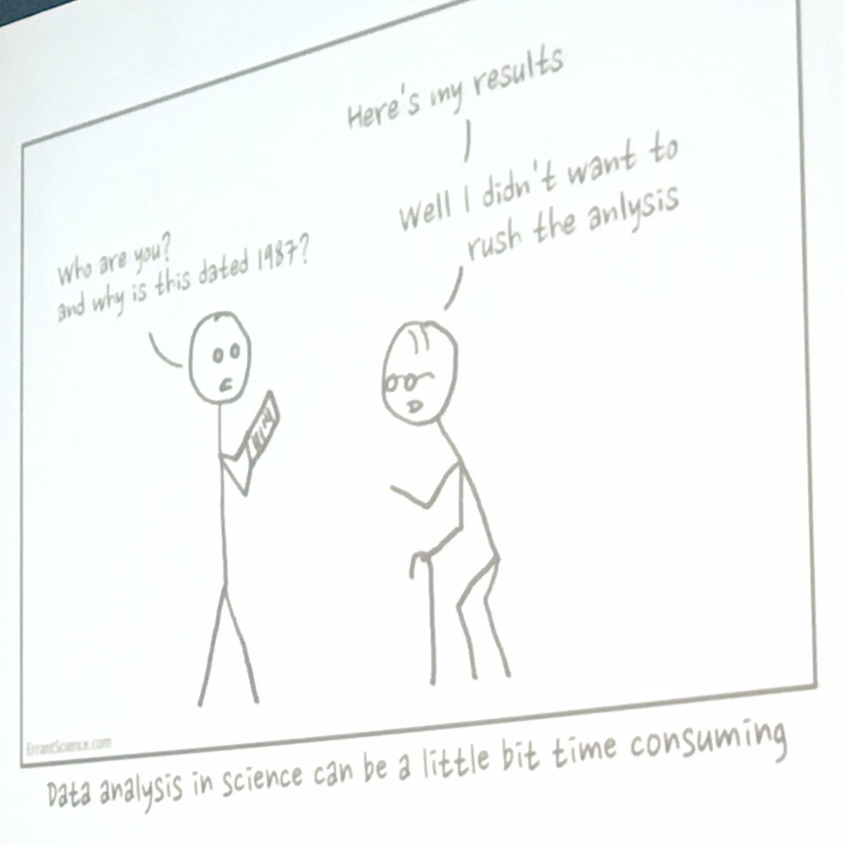 JessicaGluckPhD's tweet photo. Perfect cartoon for the last breakout session of #SciEd2017 #evaluation #scicomm https://t.co/QqSYon1IbN