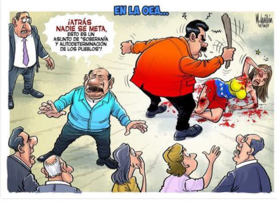 La valiente antidictadura-como siempre-LA PRENSA de Nicaragua dedica esta caricatura al etílico Ortega&amp;socio Nicolás