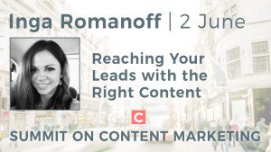 summitoncontent's tweet image. Hear @IngaRoma discuss Reaching Your #Leads with the #RightContent at the #summitoncontent #contentmarketing #socialmedia