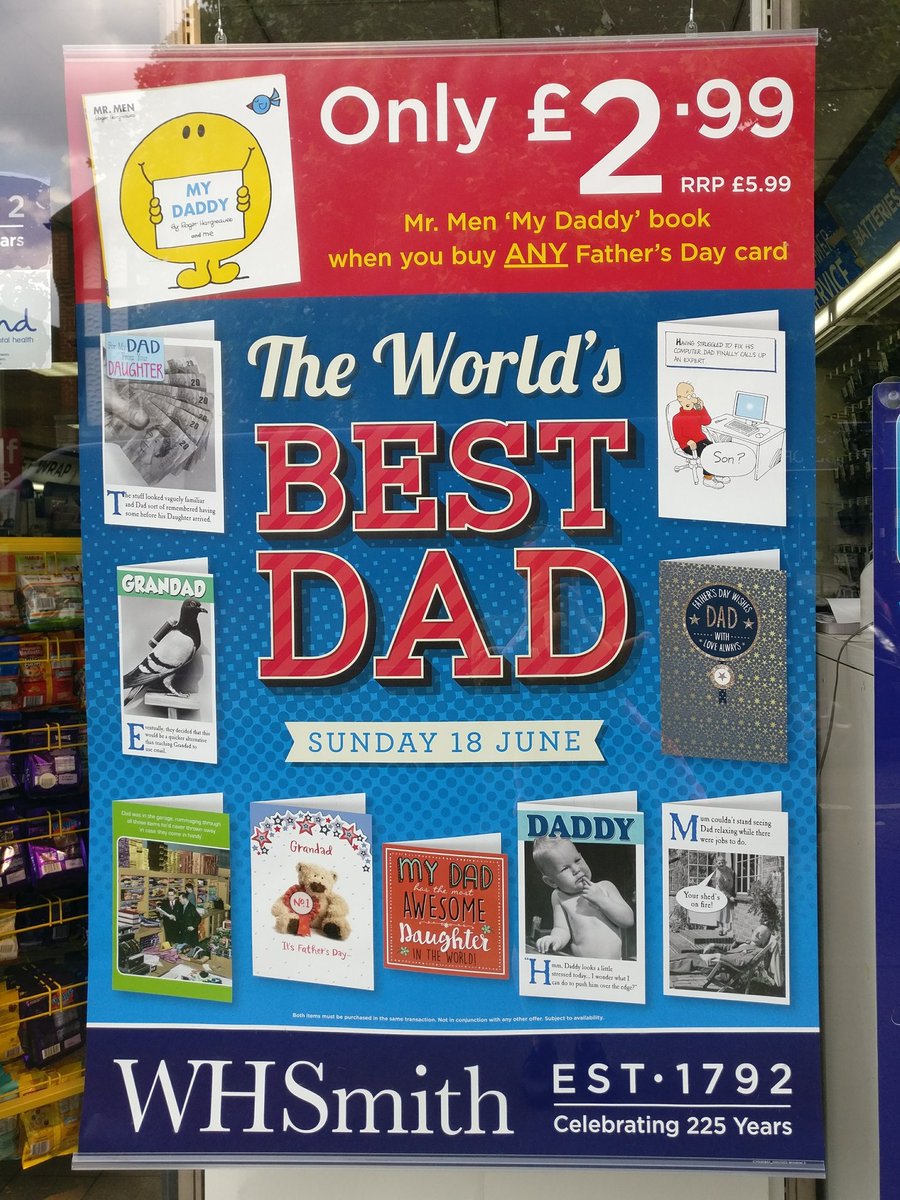 CatherineLorna's tweet photo. Oh look, the excellent 'My Daddy' is on offer at @WHSmith (disclaimer: I designed it so I'm horribly biased. But it is good. Promise.) https://t.co/eyXKXMKCqy