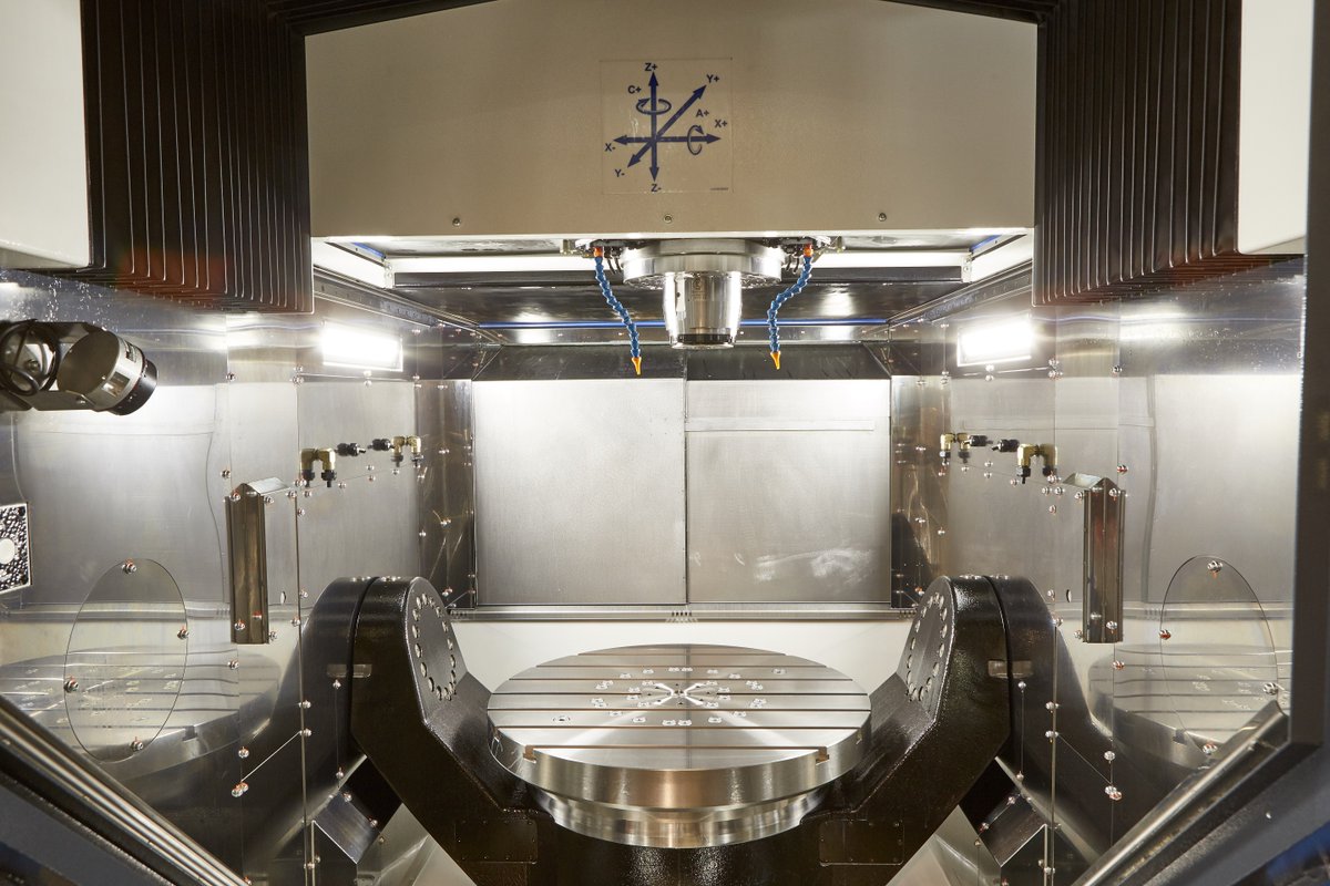 mtimagazine's tweet photo. @WardCNC has added the high-speed #AXILE range of overhead travelling gantry-type, #5axis vertical #machining centres to its range #milling https://t.co/xOZsNNh74U