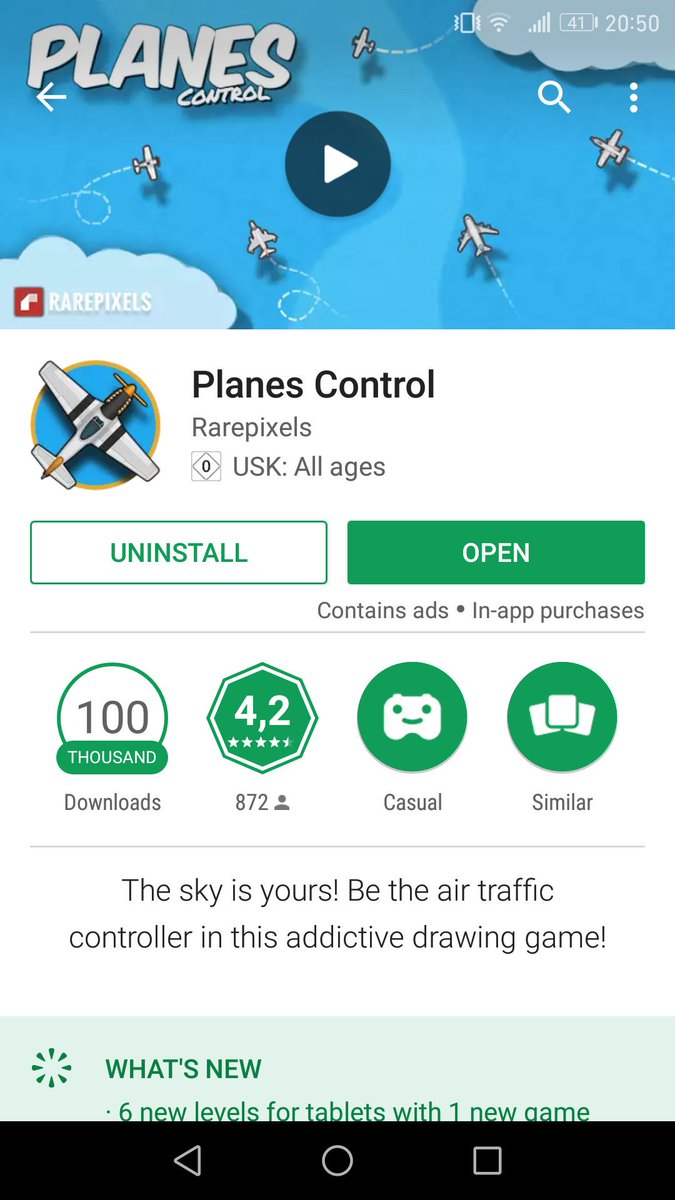 planes_control's tweet photo. #PlanesControl hits 100K #downloads milestone for #android devices! Check. it out! https://t.co/h6YRhAMkgg #FridayFeeling https://t.co/WQ74RyZUOy
