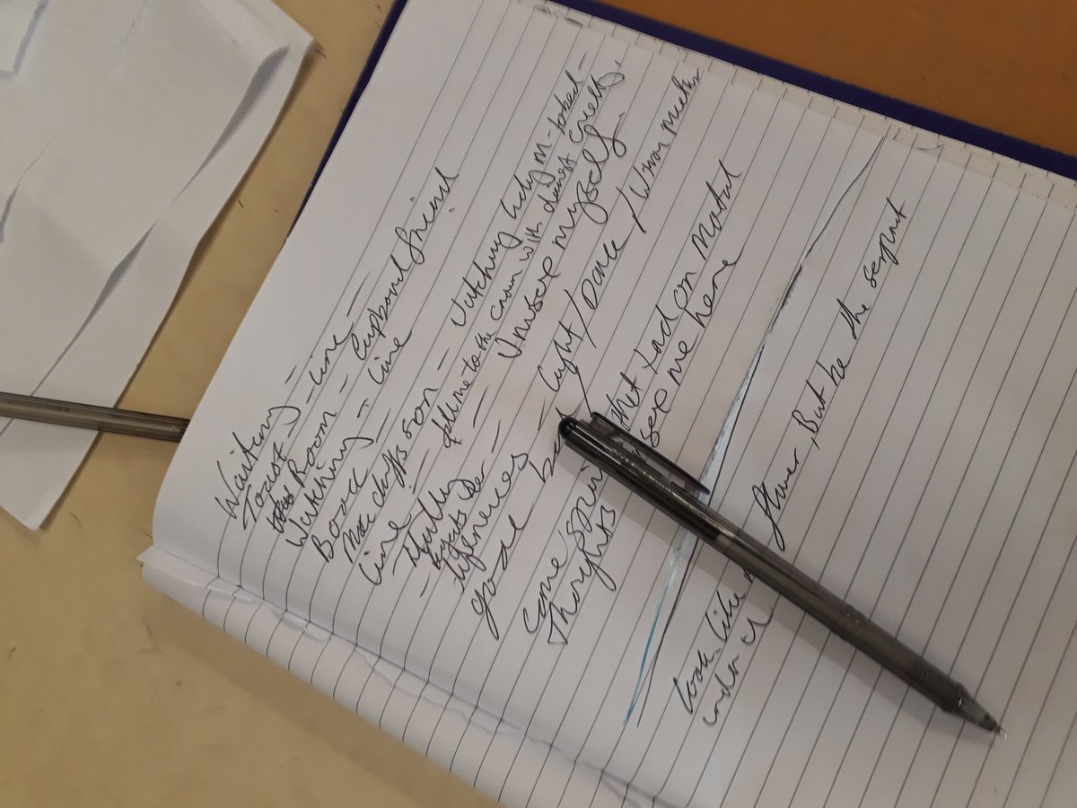MxBenSpiller's tweet photo. Workshopping #UnsexMe with @shanepgmlynch. Sharing at #ROAR2 a week today. What's the link between Lady Macbeth, toast and marmalade? https://t.co/EiRZSTEWLT