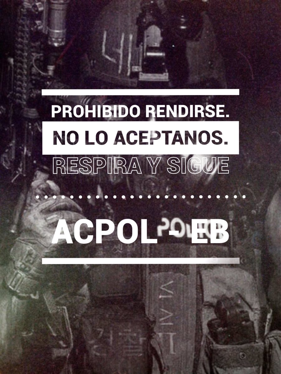 acpol_cnp's tweet photo. Te lo prohibimos. No lo tienes permitido. No lo vamos a aceptar. NO TE RINDAS. Tu sueño está cerca. https://t.co/XohChsM2Iq #escalabásica https://t.co/GXE6SoTip0