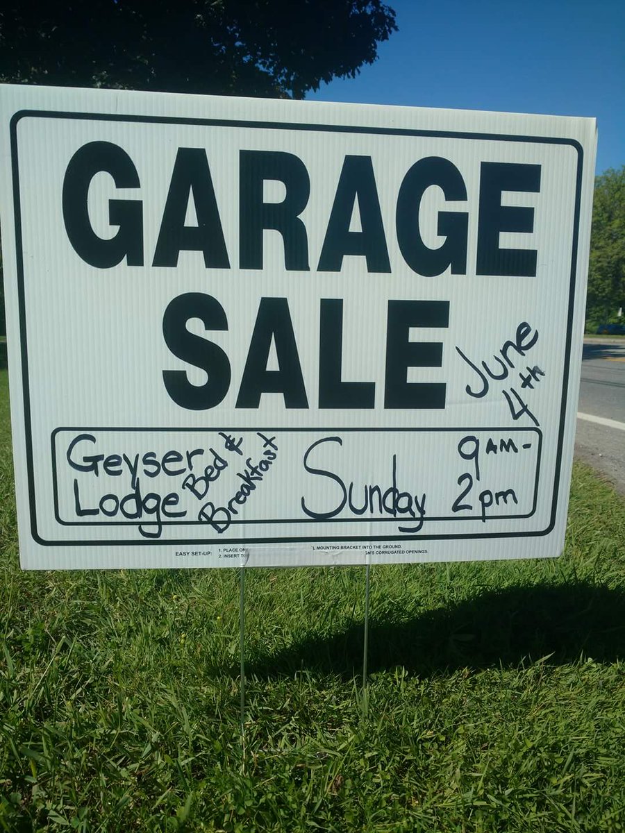After all the renovations we made, we are having a garage this Sunday, June 4th. Stop by, say hi, and tour the Lodge. #saratoga