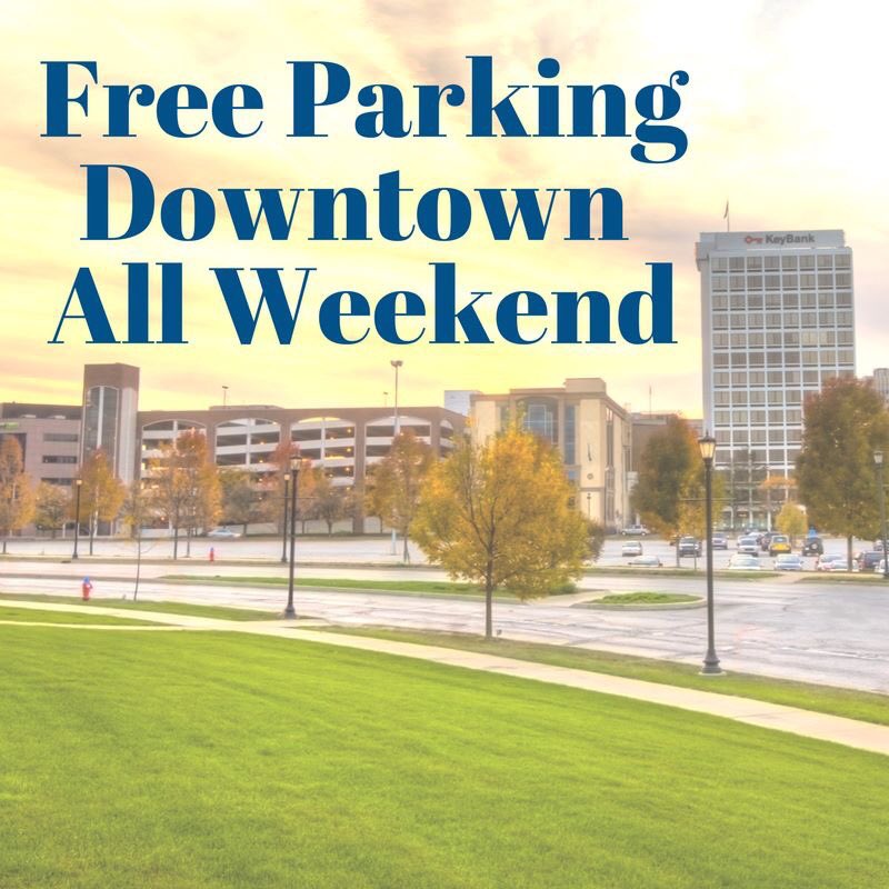 DTSouthBend's tweet photo. What makes Best.Week.Ever even better? Free parking downtown all weekend -- on street and in garages. #BWE2017 #dtsbff https://t.co/0f86C7jFtu