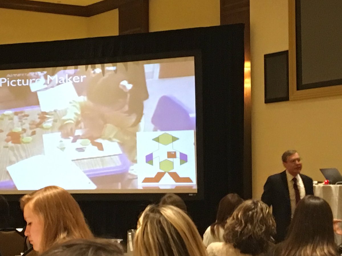 Excellent keynote speech this morning by Dr.Clements #etfopleykconference #mathintheearlyyears