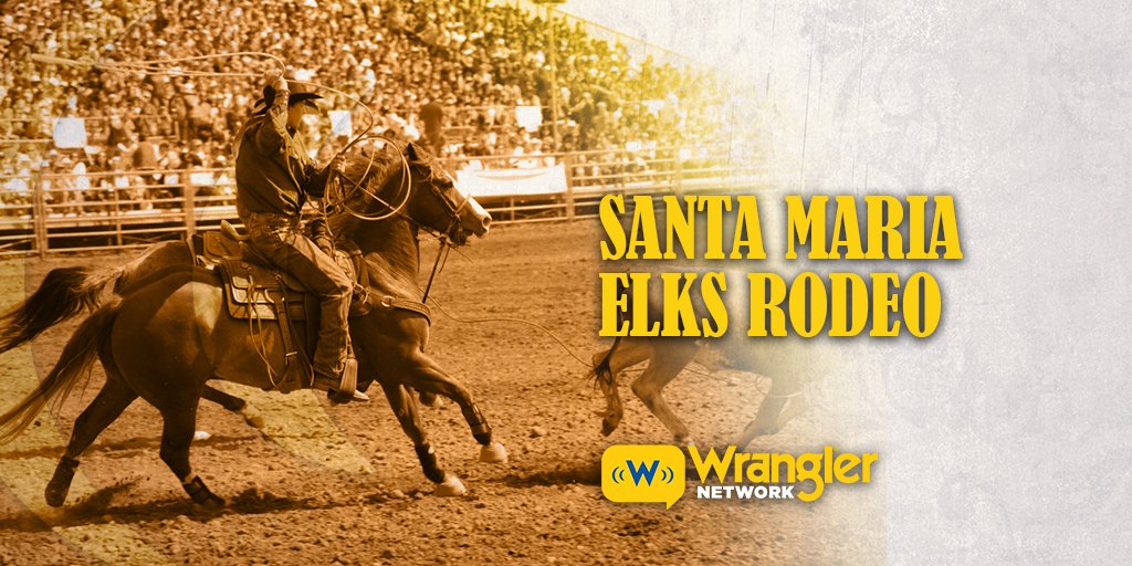 #Rodeo fans, catch live action of the <a href="/ElksRodeoParade/">Santa Maria Elks Rodeo</a> on the <a href="/WranglerNetwork/">Wrangler Western</a>! Visit WranglerNetwork.com for live stream times!