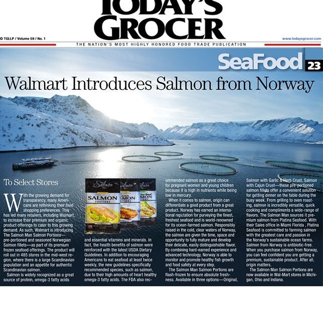 TheSalmonManTM's tweet photo. Our line of #norwegian #salmon is available at @Walmart @seafoodnorway #fish #salmon #seafood #healthy #norway #cod #shrimp https://t.co/paZGZdfyC1