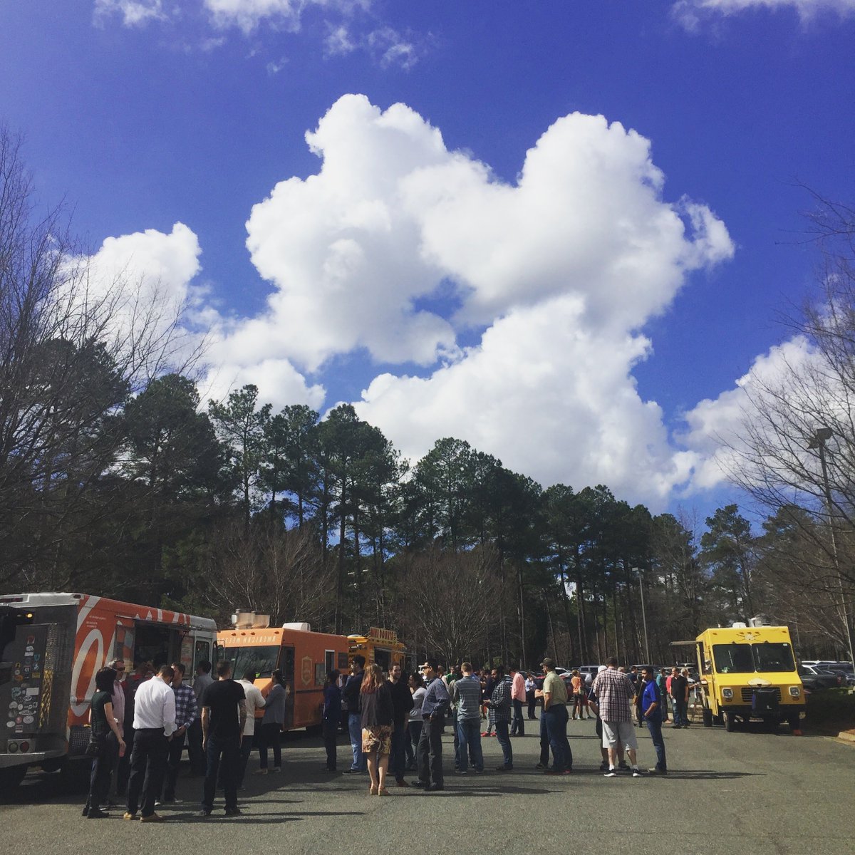 FrontierRTP's tweet photo. Grab lunch from 11:30am-1:30pm with @Sympathy4Deli @bullcitystfood  @captainponchos  @Porchettardu  @parlourdurham  @the_farmery https://t.co/8IOPlxDHzB