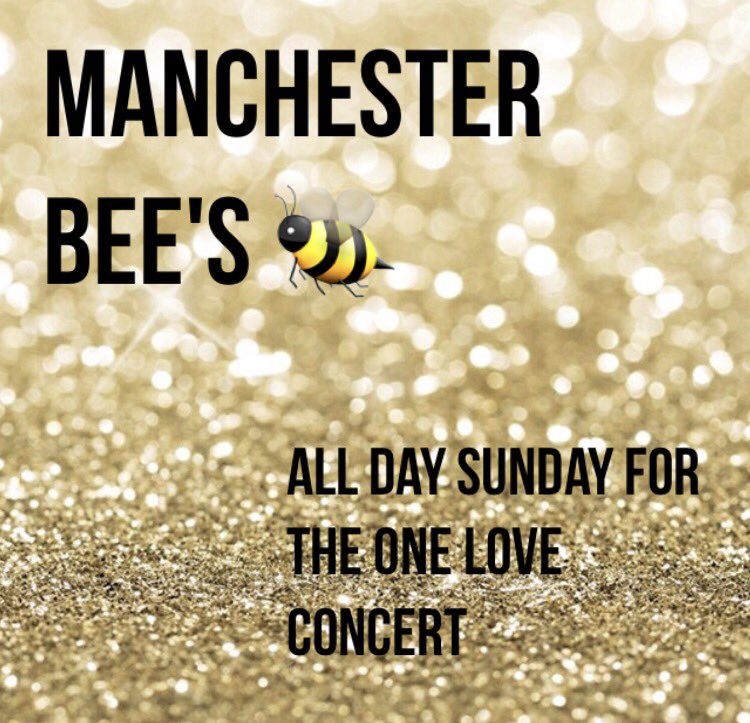 millyymakeup1's tweet photo. Glittery bees for the Ariana concert £10 each and £3 of each bee will go towards the Manchester fund - go to my FB for more info 🐝💛🖤 https://t.co/qaqerCaHh5
