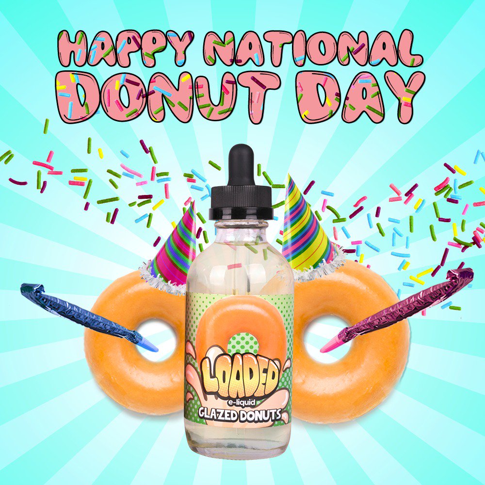 Happy National Donut Day! Hope you got your Glazed Donuts ready.

#loadedejuice