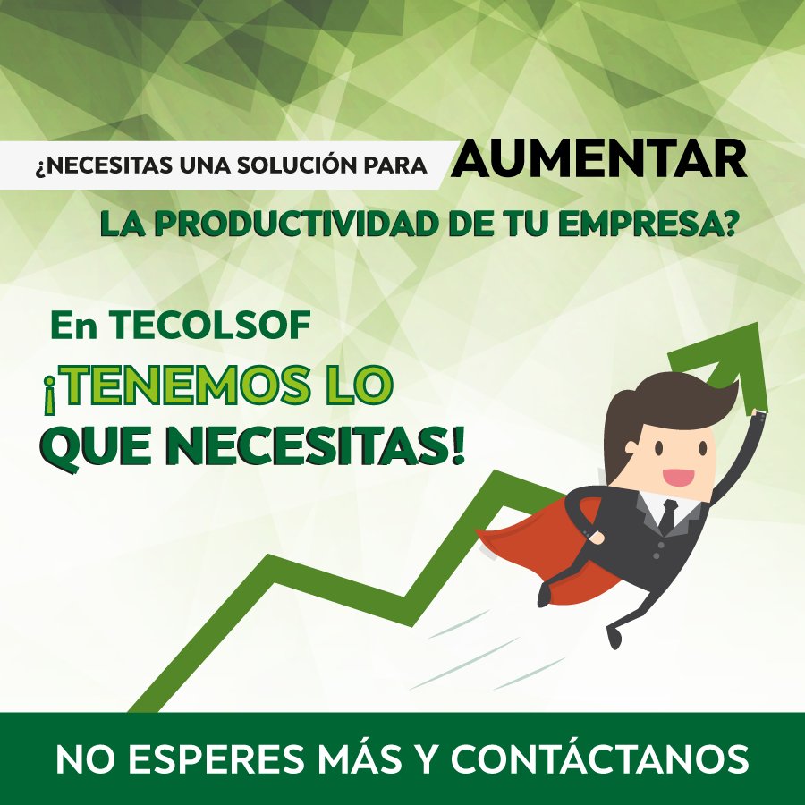tecolsof's tweet photo. En TECOLSOF nuestros servicios se ajustan a tus necesidades
Contáctanos y conoce mas ¡Aquí! #Armenia #Pasto #Popayán https://t.co/E7duRxdN0S https://t.co/s9Ybgpn3nj