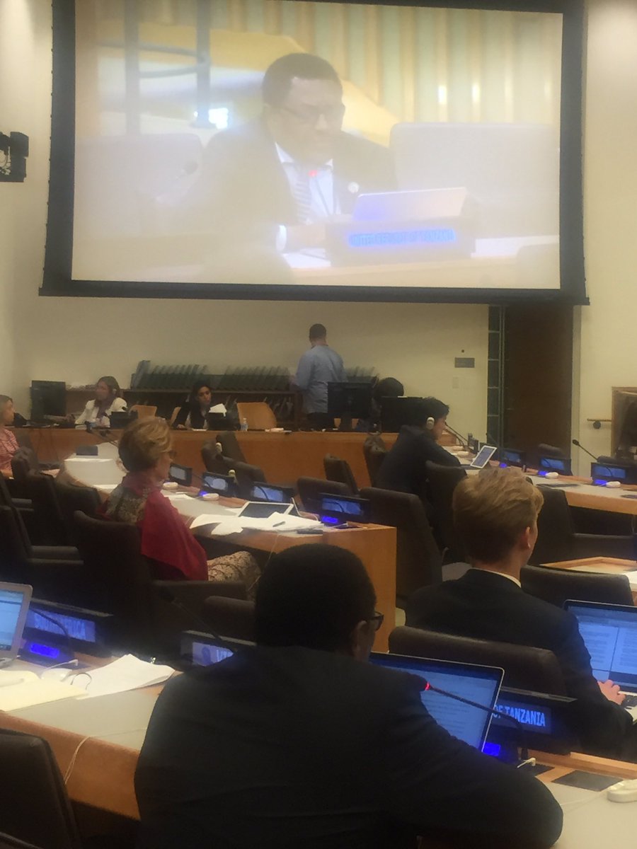 UNCDF's tweet photo. "We commend the work done by UNCDF" says #Tanzania at #UNDPEB. #FinancialInclusion #LocDev #SDGs https://t.co/zLnvJ6oTyH