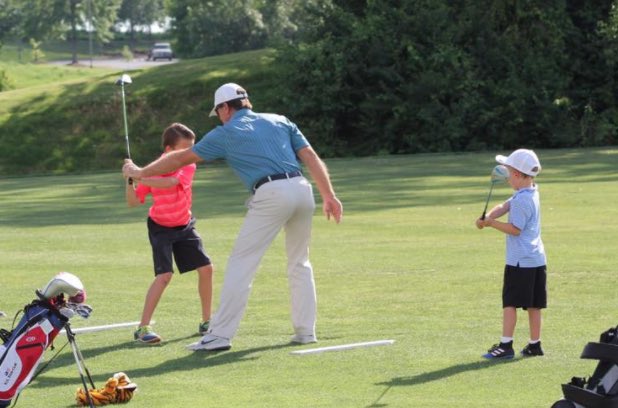VandyLegends's tweet photo. Never too early to start learning to play this great game by @TennPGA professionals. #thankapgapro #growthegame #juniorgolf 😎 https://t.co/HpXyIMK3r7