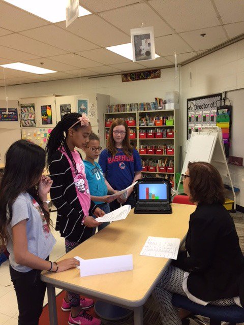 ckellam's tweet image. Churchill 5th graders develop ideas to make the school cafeteria whole body healthy. #d41pbl @CHTwolves