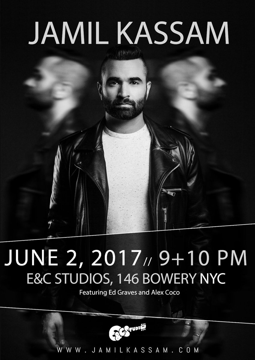 kassamjamil's tweet photo. People in NYC I'm playing a show TONIGHT @ E&amp;C STUDIOS!! Come say hi and enjoy some music 🤘😊🎤#show #nyc #FF https://t.co/lN71FgGZdF