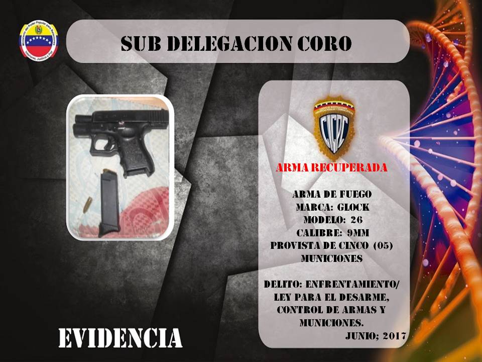 @sdcorocicpc LOGRA RECUPERAR ARMA DE FUEGO SOLICITADA POR DELITO DE HURTO <a href="/cramirezCICPC/">Ramirez CICPC</a> <a href="/cacsvzla/">Cesar Cardenas</a> @darwincicpc <a href="/DouglasRicoVzla/">Douglas Rico</a>