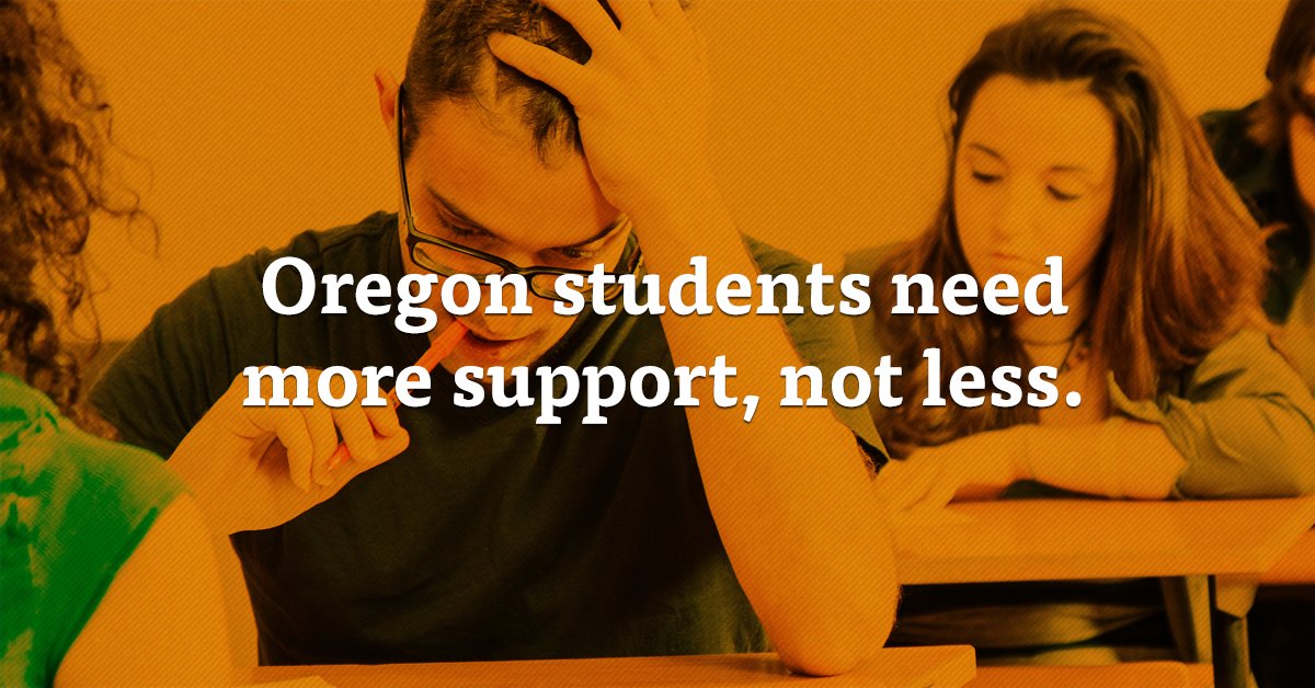 Under the proposed K-12 budget, programs to improve high school graduation rates will lose ground. #orbudget #orpol #orleg