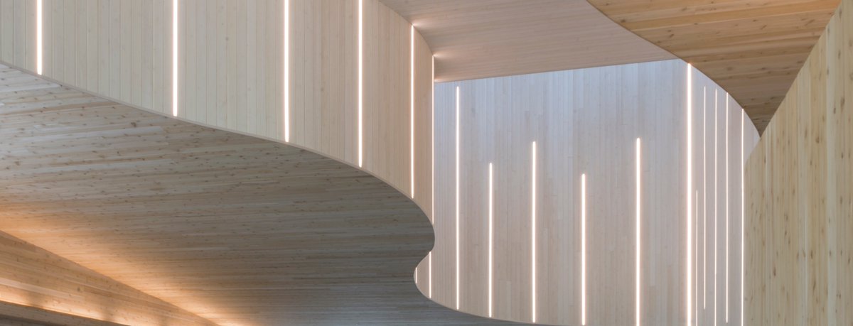 SmithVigeant's tweet photo. En quête de #fun cet été ? Vas visiter le #parcnational Iles de Boucherville et son nouveau centre de découverte? #architecture #sepaq #bois https://t.co/BbD1wNNtQV