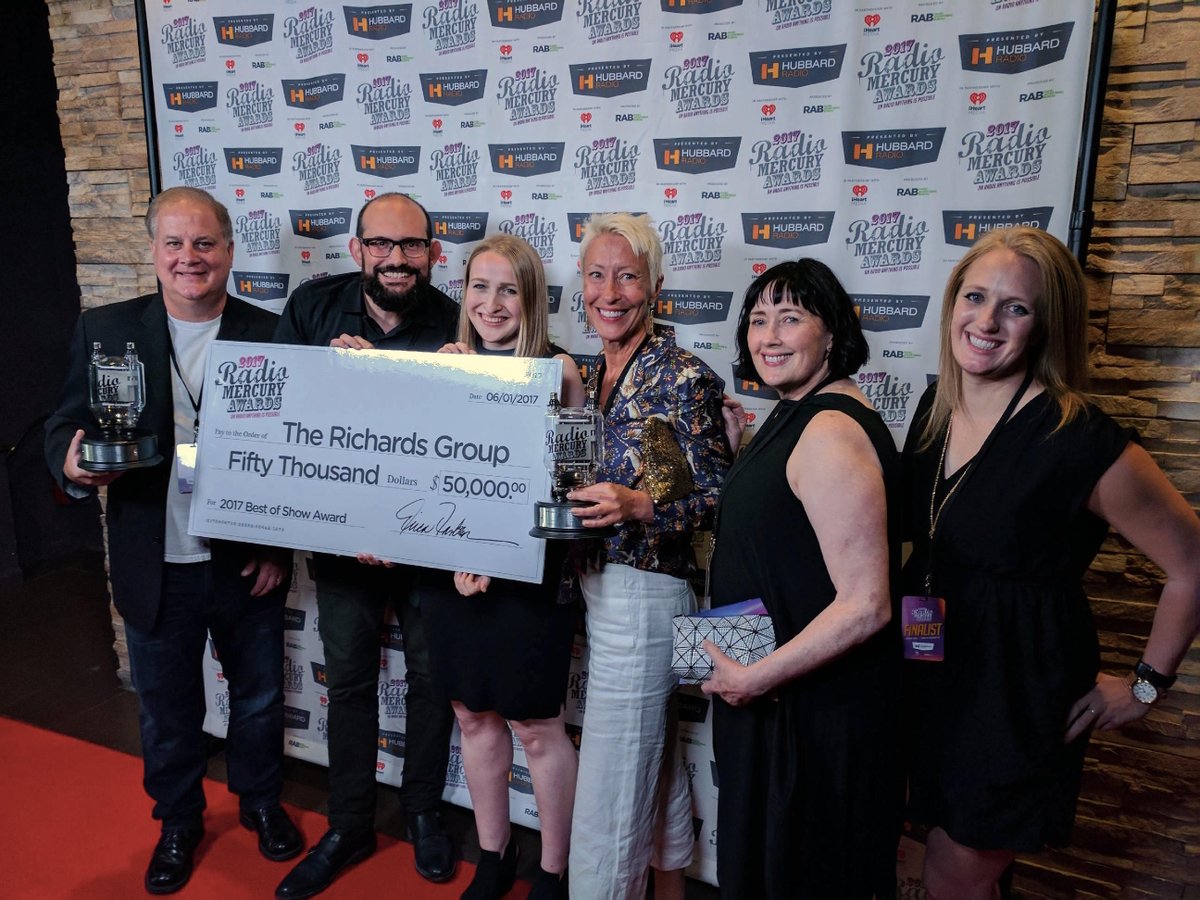 TRGCreativity's tweet image. Congratulations to our team for snagging Best of Show last night at the @RadioMercAwards for our 2017 campaign work for @Motel6 👏