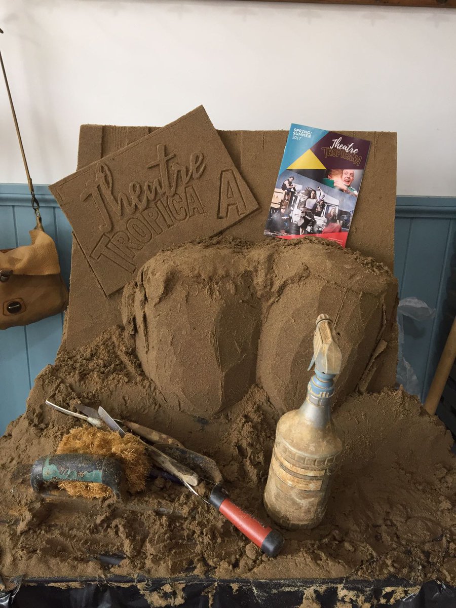Today Theatre Tropicana became part of the #sandsculpturetrail. Curious about the end result? Go check it out!