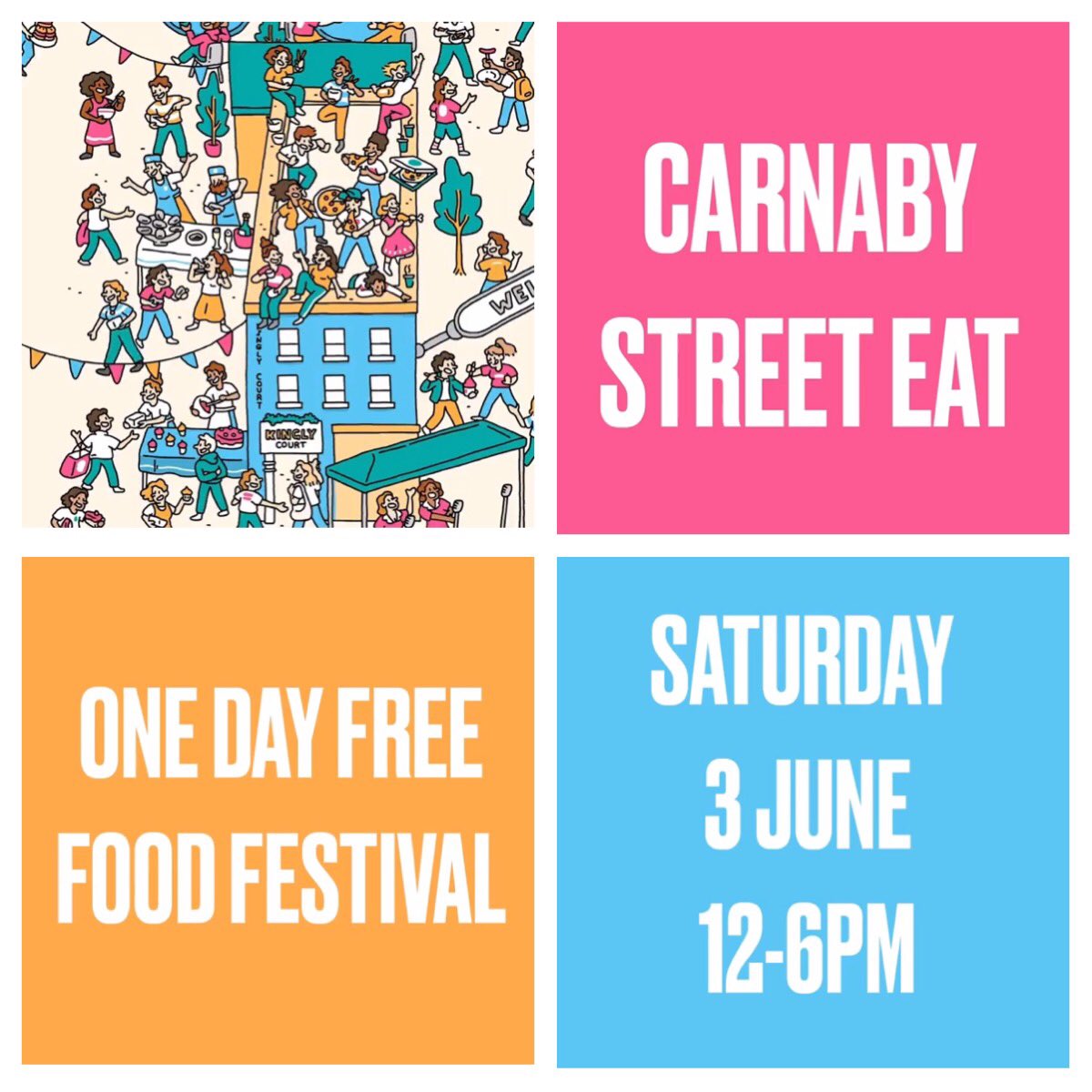 JinjuuSoho's tweet photo. 1 day to go until Carnaby #StreetEat Festival🌮🍔Enjoy tasty £5 dishes &amp; drinks from the Carnaby restaurants, including your favourite Jinjuu! https://t.co/1azlQPeuKh