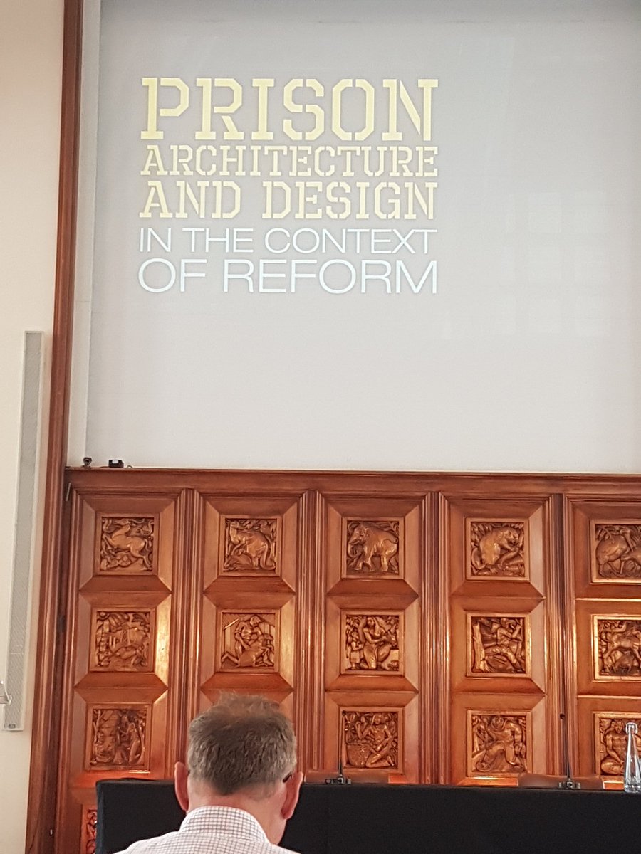 A really interesting symposium on Prison Architecture.  @RIBA @PrisonSpaces @SurreySociology