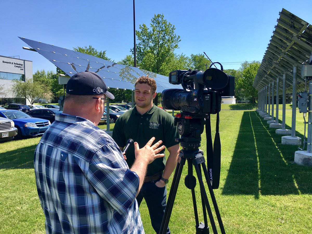 chrissybillauUM's tweet photo. 6p #NBC24: UT senior Evan Nichols says, "This solar project is what every student dreams of. We're helping families." #solarinyourcommunity https://t.co/BwGzu3TWkW