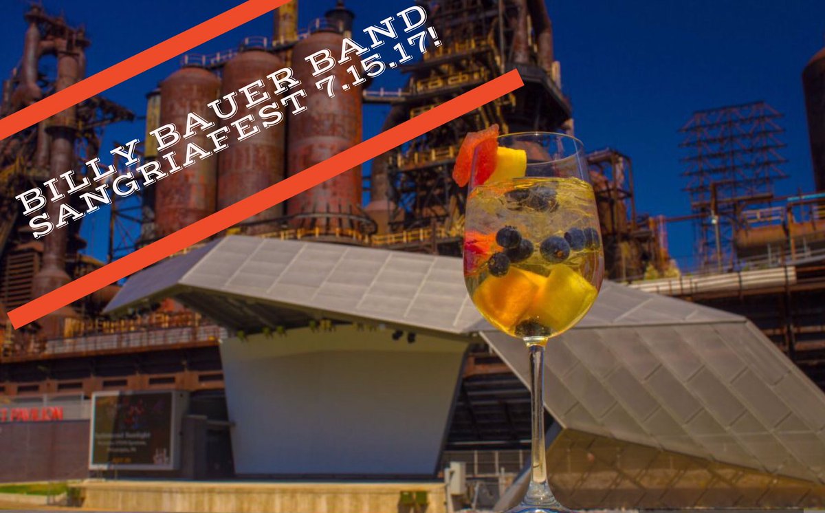 We're playing <a href="/SangriaFestLV/">SangriaFestLV</a> 2017 <a href="/SteelStacks/">SteelStacks</a> 7.15.17! Tickets: steelstacks.org/event/4483/san… <a href="/SIwines/">South Italy Imports</a> <a href="/ArtsQuest/">ArtsQuest</a> @LehighValleyU @dustin_schoof