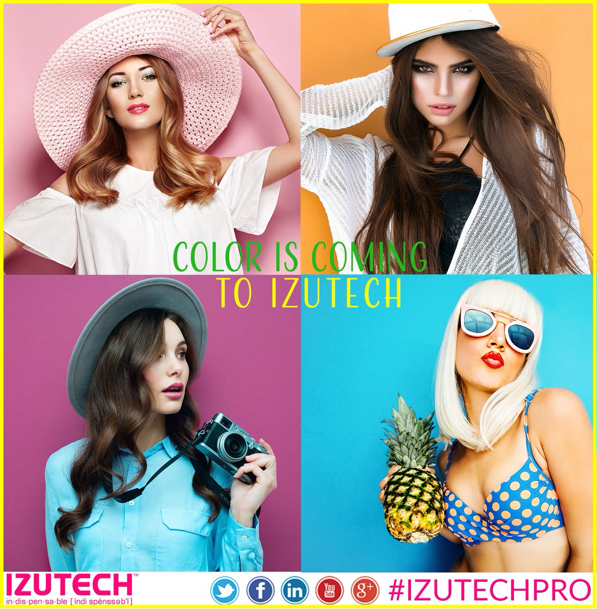 IZUTECHPRO's tweet photo. Add a splash of your color to your craft! Something special, something fun, something colorful is coming to you soon! https://t.co/yet6R57J9e