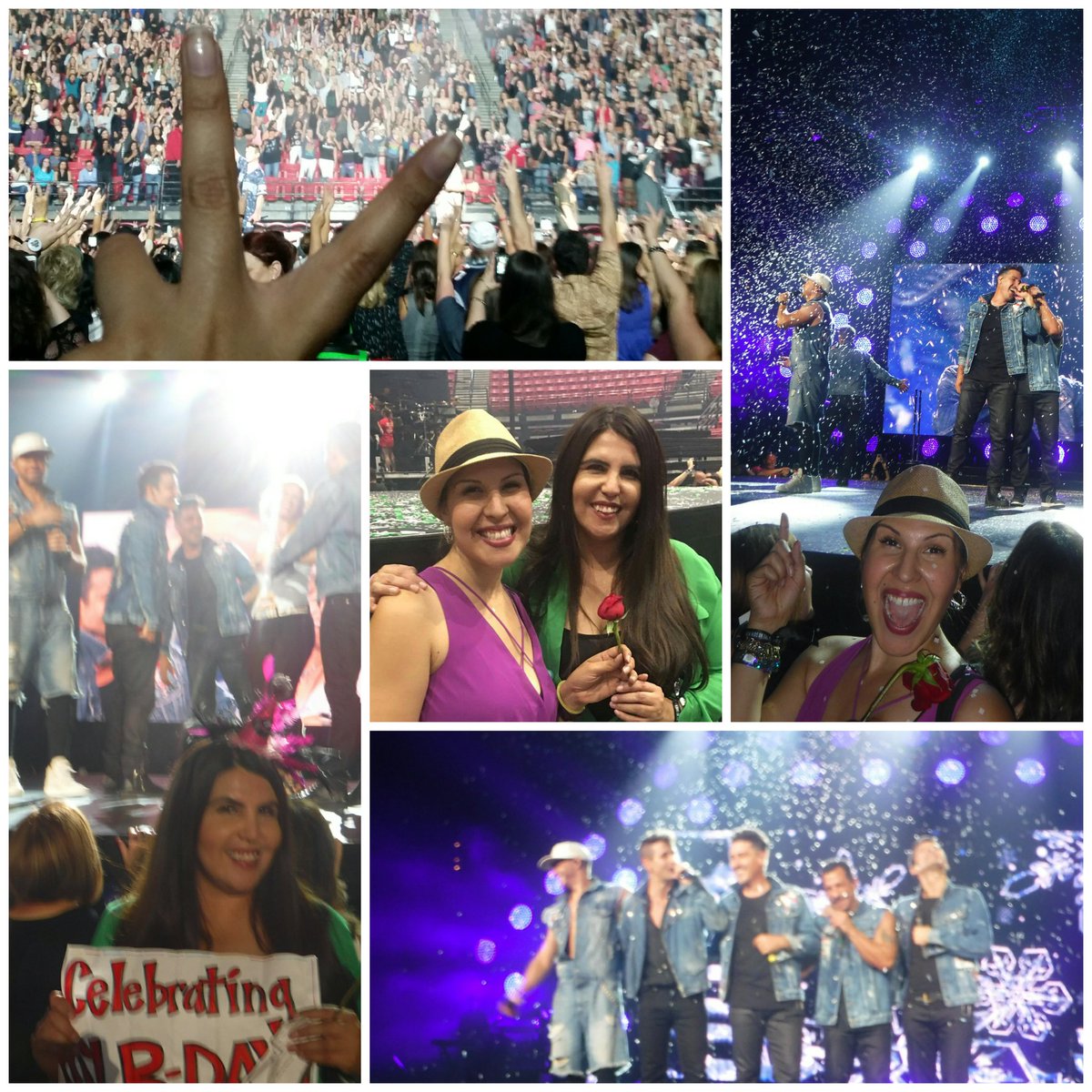 jeslovinlife's tweet photo. Thnx @NKOTB Had 12th round of #chemotherapy in morning,ended the day celebrating my sis @ACIRE5 bday w u all #Bestnightever #breastcancer https://t.co/cAi5CGyhei