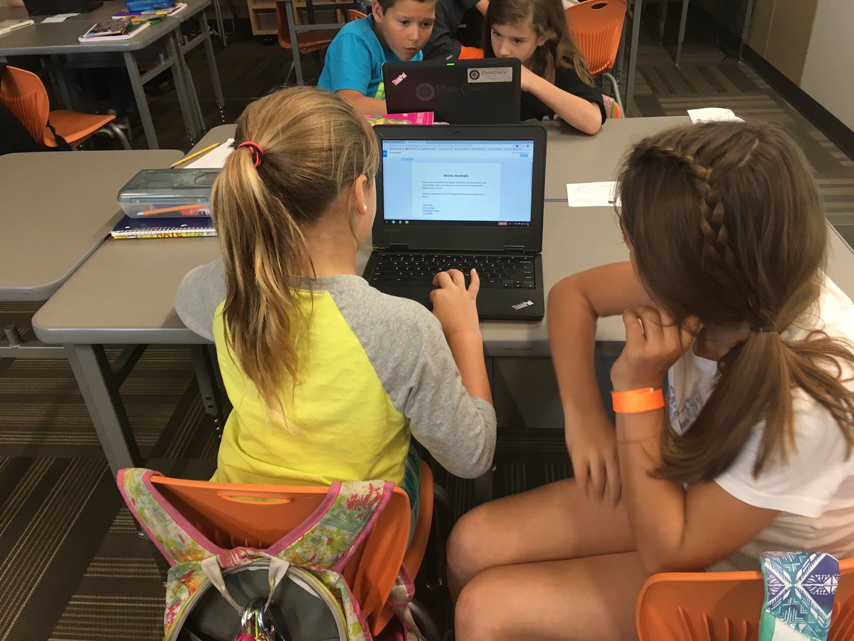 MrsOConnor33's tweet photo. Project based learning in 3rd grade summer school! #googleclassroom #PCR3 https://t.co/dZkf7OZaJx