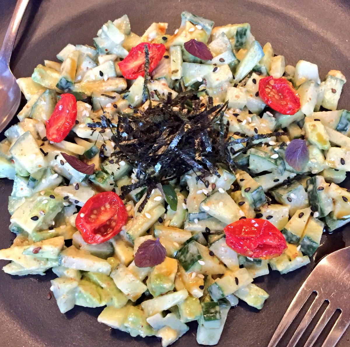 shelleyhayashi's tweet photo. Love the bright local flavours at #YuzuShokutei on Denman @WestEndBIA #TruffleRamen #gyuSteakRice #localeats #yourkeytoeverything https://t.co/YxGMWQC21x
