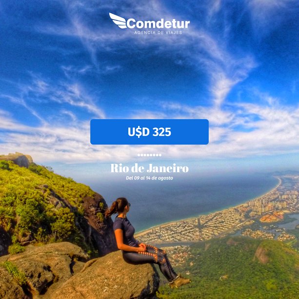 comdetur's tweet image. ¡Río de Janeiro te espera! ¡¡No esperas más!! Reserva tu lugar #ElMejorViaje