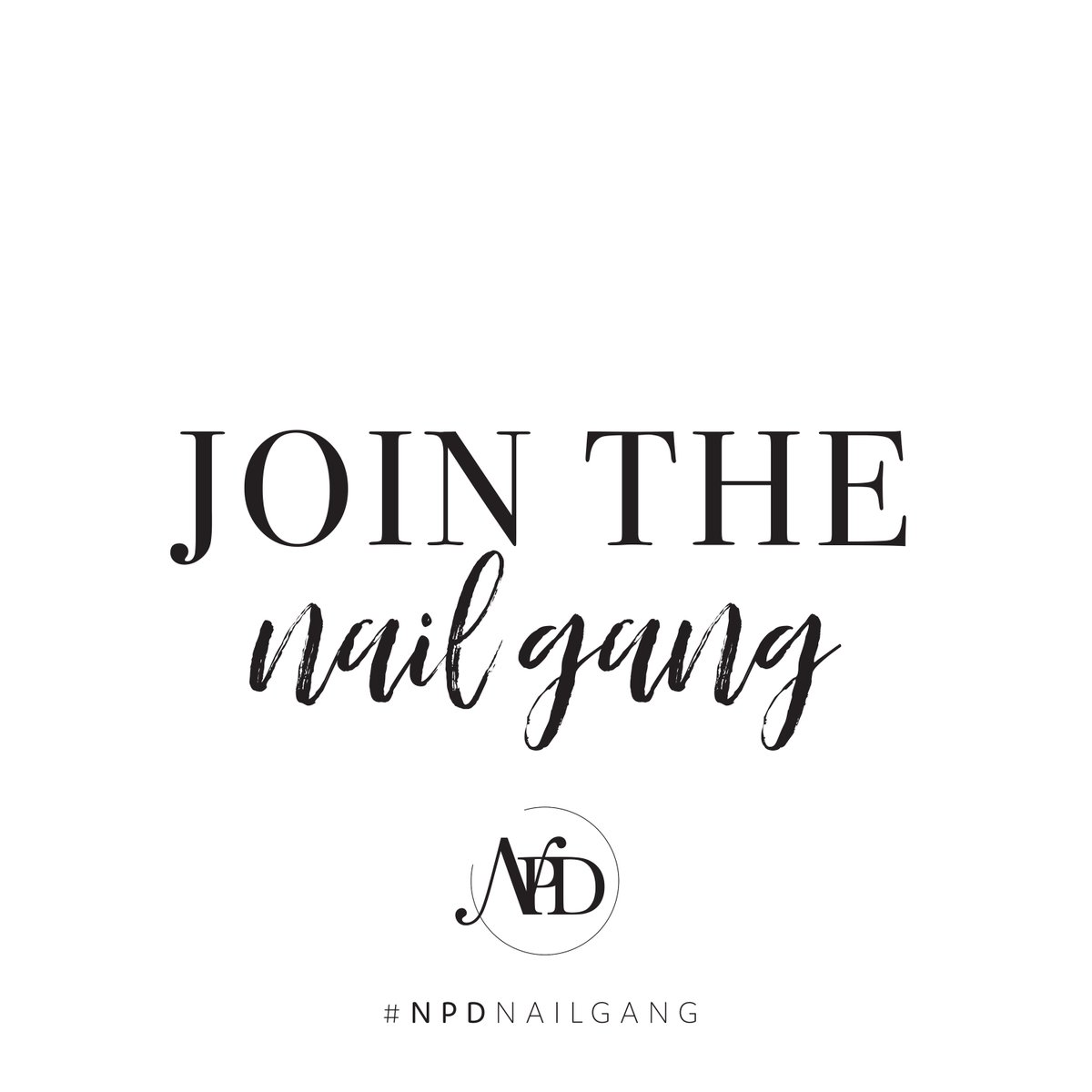 Our new logo has gone live, make way for a new nail gang! Visit our Instagram page to get involved #NPDNailGang goo.gl/MdkGPt