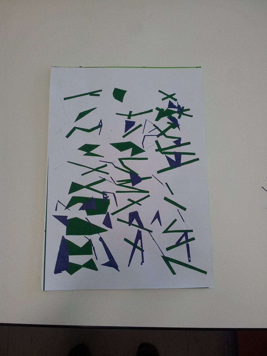 Retour sur l'atelier au collège des Rousses: des graphismes génératifs et combinés, sérigraphiés dans la classe #3615junior