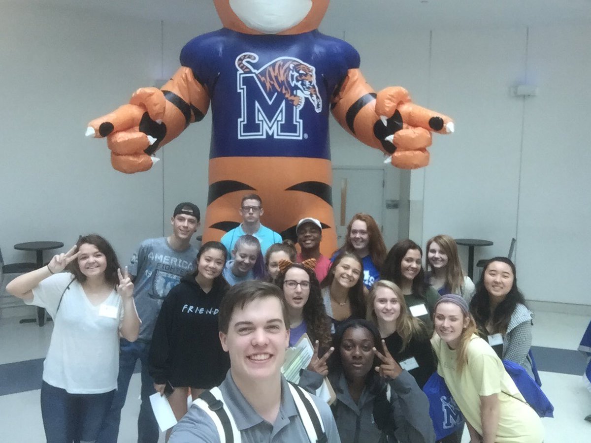 MemphisOG15's tweet photo. These #MEMBOUND are ready for the Fall!! Glad they're excited to become part of the Tiger Family!! https://t.co/CjcUnn6gXA